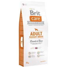 Brit Care (Брит Кеа) Adult Medium Breed (12 кг) корм для взрослых собак средних пород с ягненком и рисом